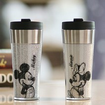 디즈니 미키마우스 스테인레스 텀블러, 혼합 색상, 400ml