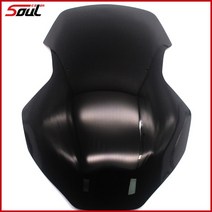 오토바이 스포츠 투어링 액세서리 윈드 Windscreen Fit For HONDA ADV150 19 '-21', 01 Black