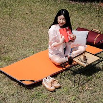 라오니아 캠핑용매트 텐트 바닥매트 야전침대매트 친환경 매쉬원단 차박 캠핑 등산 낚시 매트리스, 01 캠핑용에어매트 오렌지