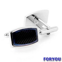 ForU353 푸른컬러 사선 커프스링크 넥타이 커프스셔츠 와이셔츠 넥타이선물 넥타이핀