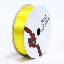 금비 공단리본 고밀도주자리본(50mm*15m)(사은품 증정 행사중), C#08 노랑, 15m