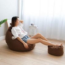 리클라이너 소파 1인용 게으른 콩 가방 침실 그물 빨간색 단일 다다미 거실 작은 집 귀여운 게으른 사람 지상에 작은, 8
