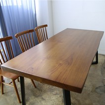 앨런빌 프라우드 뉴송원목 우드슬랩식탁, 뉴송테이블1800, 월넛