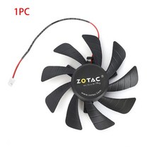 미니팬ZOTAC GeForce GTX 1050 Ti 미니 그래픽 카드 쿨러 팬 비디오 교체 85mm T129215SH, 01 Fan 1Pc, 한개옵션1
