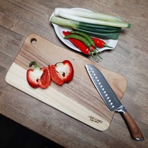 무균열 우드 수아르 나무 위생 도마 / 주방도마 손잡이 빵도마, (4)키친도마 3호
