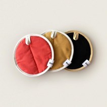 블랙 크라운 클로드 다용도 팟 홀더 코스터, 레드