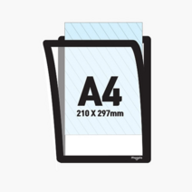 보드미_리빙 알림케이스 A4 2P 부동산 카페 홍보물 게시판 탈부착, free, 본상품