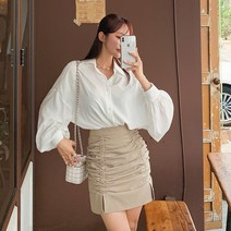 떳다그녀 테르티 셔링 미니 스커트