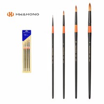 화홍 수채화붓 700R 4본조 세트 (1호 6호 10호 14호)