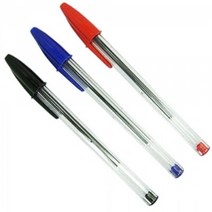 BIC 빅볼펜 크리스탈 1.0mm (1타=12개입), free, 적색