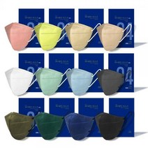 케어랩 하이클린 KF94 새부리형 컬러마스크 중형/대형, 중형_KF94 라임옐로우 100매