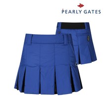 파리게이츠 골프 pearlygatesgolf여성 인버티드 플리츠 패딩 스커트 P521A4PC367_BL, 001, BL
