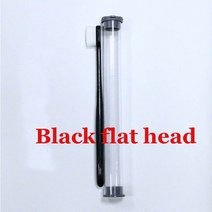 초미세 부드러운 모발 친환경 칫솔 휴대용 여행용 박스 포함 섬유 나노 구강 위생 관리, Black Flat