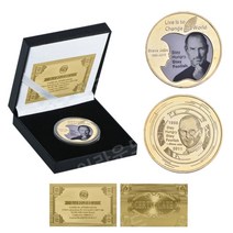 스티브잡스 기념주화제작 골드 수집품 동전주화세트 팬 기념품 동전주화 창업자 선물용, 상자가 있는 coin4