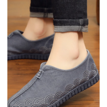 엔틱 전통문양 자수 패브릭슈즈 플랫슈즈 슬립온 패션단화 한복신발 발편한신발