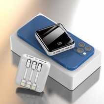 BOSSWIZ 미니 듀얼 플래시 보조배터리 10000mAh, ◎선택!!, GG1260100