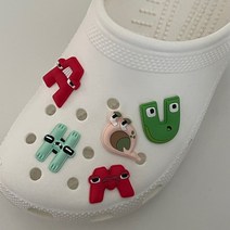 * *알파벳 로어 신발 꾸미기 DIY 자석 단추 귀여운 구디백 유치원 선물 답례품 냉장고 영어 공부 마그넷상세페이지 참조, 지비츠B