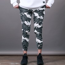 스댕클럽 남성용 밴드 카모 카고바지 SBJ2770