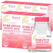 본트비 프랑스산 밀추출물 글루타치온 글루코실 세라 마이드 티크 세라솜, 60정, 5개