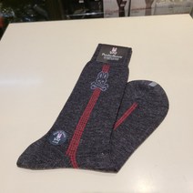 엘르양말 싸이코버니 신사 큰사이즈의 울소재 수입브랜드 그레이 양말 PS2445019G