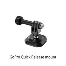 액션캠 울란지 클로 퀵 릴리스 플레이트 클램프 DSLR Gopro 액션 카메라 삼각대 어댑터 마운트 보드 숄더 스트랩, 09 YS0428-9
