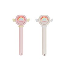 무지개 스틱 가습기 USB 사무실 차량용 무소음, 라이트핑크
