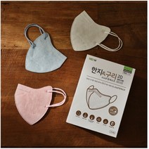 에코엠 한지 구리 2d 새부리형 컬러 마스크 중형 25매입 개별포장 일회용 패션 스노우 핏 친환경 항균 피부저자극 귀 안아픈 편한, 크림+핑크+블루+연그린+그레이 혼합, M사이즈(25매입)