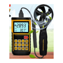 마노메타 음압게이지 차압계 측정기 휴대용 풍압계, TM856 풍속 + 풍온 + 풍량