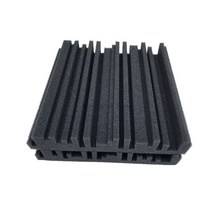 흡음패널 흡음판 방음벽 mm 12/24pcs 스튜디오 어쿠스틱 폼 광대역 방음 KTV 소음 흡수 타일 웨지 패널, [02] 24pcs, [03] Black