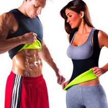 남녀땀복 민소매 네오프렌땀복 나시땀복 땀복상의, 여성-M