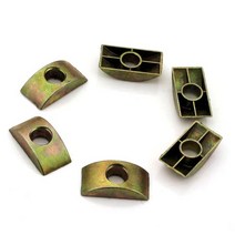 해외 하프 문 패드하프 라운드 패드하프 문 너트대형 플랫폼 커넥터4 in 1합금 초승달 패드 M8 30PCS PROD, One Size