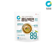 청정원 두부로 만든 콩담백면 두부면 멸치국수 404g 3개