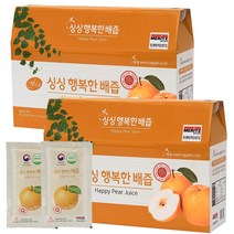 싱싱 행복한 배즙 선물용 2박스 60포, 단품, 단품