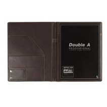 히키스 오피스 서류 가죽 패드 BUSINESS + 메모패드 랜덤 발송 A4, Brown, 4세트