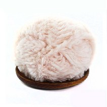 [앵콜스] 슈퍼밍크실 Super Mink (FUR) 인조밍크실 뜨개실 털실 손뜨개, 12 베이비핑크
