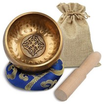 싱잉볼 명상 용품 긴장해소 8cm 티베트 노래 그릇, 밝은 회색