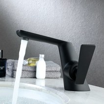 독일 그로헤 GROHE 세면대 수전 욕실 수도꼭지 냉온수 회전 가능 화장실 싱크대, 블랙
