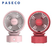 파세코탁상용 선풍기 사무실책상용선풍기/ PASECO USB 미니팬, 레드