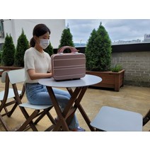 레디백 미니 캐리어 로즈골드 14인치 작은 가방 서류 여행 캠핑 선물 기내용 비행기 승무원 피크닉 파우치