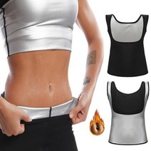 여성짐웨어 뱃살타파 다이어트옷 땀복 바스트업 나시 땀샘폭발 여자헬스복