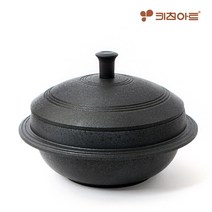 키친아트 양면코팅 통주물 가마솥 미니가마솥, 18cm