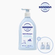 사노산 베이비 바스앤샴푸 500ml 신생아 아기목욕 유아 워시