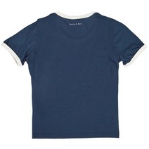 [럭스보이][스포티앤리치] 웰니스 클럽 링거 TS761NA NAVY 여자 반팔티셔츠 박시핏