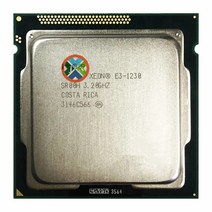CPU 오리지널 Xeon e3 1230 E31230 E3 SR00H 3.20GHz/ 8MB/쿼드 코어 LGA1155 프로세서, 한개옵션0