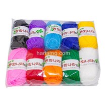 동화나라털실(40g) 10입, 03 노랑