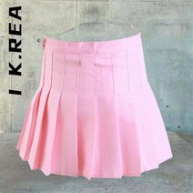 IK.Rea-솔리드 하이 웨스트 미니 여성용 하라주쿠 패션 안전 바지 플리츠 Y2K 의류