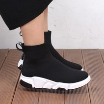 CCvG-12 삭스 앵클부츠 플랫 여성 니트 스판 앵글 여성 숏