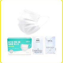 힐즈업 덴탈마스크 25매 4중필터 완전방수 고급형 멜트블로운 개별포장, 1개, 25매입