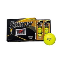 dunlop 던롭 골프공 스릭슨 ZSTAR 1다스 선물 고급 탄성 반발 컬러 용품, 프리미엄 패션 옐로우