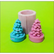 3D미니크리스마스트리 실리콘몰드 비누몰드 양초몰드